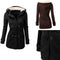 Img 4 - Popular Plus Size Women Pocket Hooded Long Sleeved Jacket