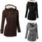 Img 3 - Popular Plus Size Women Pocket Hooded Long Sleeved Jacket