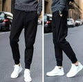 Img 6 - Men Casual Sporty Long Pants Inner Slim Fit Jogger Slimming Korean Pants