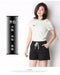 Casual Shorts Summer Loose Plus Size AA-Line Women Pants Lace Art Student All-Matching Wide Leg White Shorts