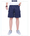 IMG 114 of Summer Elderly Men Casual Pants Mid-Length Cargo Cotton Shorts Solid Colored Straight Beach Shorts