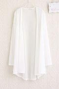 IMG 117 of Europe Shawl Sunscreen Transparent Thin Women Cardigan Long Plus Size Mesh Tops Summer Outerwear