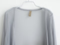 IMG 106 of Europe Shawl Sunscreen Transparent Thin Women Cardigan Long Plus Size Mesh Tops Summer Outerwear