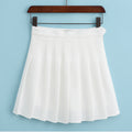 Img 6 - Women Japan/Korea College High Waist A-Line Pleated Tennis Skirt