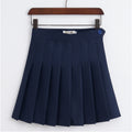 Img 10 - Women Japan/Korea College High Waist A-Line Pleated Tennis Skirt
