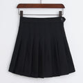 Img 7 - Women Japan/Korea College High Waist A-Line Pleated Tennis Skirt