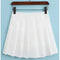 Img 5 - Japan/Korea High Waist All-Matching College White Pleated A-line Tennis Women Skirt