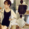 Img 1 - Solid Colored Chiffon Summer Sunscreen Korean Loose Mid-Length Thin Cardigan Women Outdoor