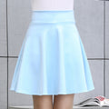 Img 2 - Korean Stretchable Plus Size Sun Women High Waist Slim-Look Mid-Length Short A line Skirt