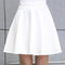 Img 4 - Korean Stretchable Plus Size Sun Women High Waist Slim-Look Mid-Length Short A line Skirt
