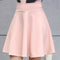 Img 3 - Korean Stretchable Plus Size Sun Women High Waist Slim-Look Mid-Length Short A line Skirt