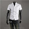 Img 7 - Korean Slim Look Half Sleeved Shirt Summer Men Shirt