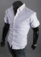 Img 13 - Korean Slim Look Half Sleeved Shirt Summer Men Shirt