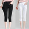 Img 1 - Cropped Pants Women Summer Thin Slim-Fit Casual Black Slim Look Three Quarter Plus Size Pocket Pencil