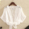 Img 1 - Lace Shawl Summer Short Matching Thin Cardigan Sleeve Sunscreen Women All-Matching Vest