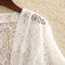 IMG 109 of Lace Shawl Summer Short Matching Thin Cardigan Sleeve Sunscreen Women All-Matching Vest Outerwear