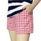 Img 7 - Chequered Summer Casual Gym Women Home All-Matching Elastic Waist Plus Size Beach Pajamas Shorts