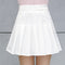 Img 2 - Pleated High Waist Slim-Look Tennis College Elastic Women Pants Anti-Exposed Skirt