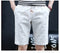 IMG 120 of Summer Men Casual Shorts Young Slim Look Pants Cotton Beach knee length Cropped Pants