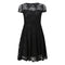 Img 10 - Europe Popular Elegant Trendy Round-Neck Short Sleeve Lace Dress