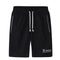 Img 4 - Men Summer Mid-Length CasualSport Pants Loose Plus Size Beach Quick-Drying Shorts