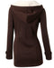 IMG 110 of Popular Plus Size Women Pocket Hooded Long Sleeved Jacket Outerwear