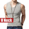 Men Tank Top Cotton Summer Breathable Stretchable Youth Sporty Fitness Tank Top