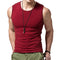 Img 5 - Men Tank Top Cotton Summer Breathable Stretchable Youth Sporty Fitness Tank Top