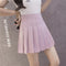 Img 14 - Pleated Women Student Korean All-Matching High Waist A Line Chequered Skirt