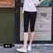 Img 8 - Summer Modal Three Quarter High Waist Thin Korean Slimming Outdoor Plus Size Slim-Look Women Pants Leggings