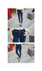 Img 9 - Stretchable High Waist Denim Pants Women Slim Look Student Fit Pencil Pants Navy Blue