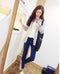 Img 5 - Stretchable High Waist Denim Pants Women Slim Look Student Fit Pencil Pants Navy Blue