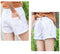 IMG 122 of Korean Plus Size High Waist Elastic Ripped Denim Shorts Women Summer Loose Student Wide Leg Casual All-Matching Hot Pants Shorts