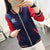 Img 1 - Vest Zipper Short Long Sleeved Women Pound Upsize Plus Size Jacket Baseball Jersey