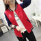 IMG 128 of Vest Zipper Short Long Sleeved Women Pound Upsize Plus Size Jacket Baseball Jersey Outerwear