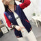 IMG 122 of Vest Zipper Short Long Sleeved Women Pound Upsize Plus Size Jacket Baseball Jersey Outerwear