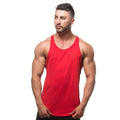 Img 7 - Men Solid Colored Basics Training Sporty Loose Fitness Tank Top