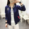 Img 9 - Korean Student Baseball Jersey Women All-Matching Loose Plus Size Long Sleeved Cardigan