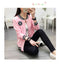 IMG 104 of Korean Student Baseball Jersey Women All-Matching Loose Plus Size Long Sleeved Cardigan Outerwear