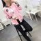 Img 5 - Korean Student Baseball Jersey Women All-Matching Loose Plus Size Long Sleeved Cardigan