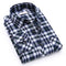 Img 6 - Men Chequered Korean Long Sleeved Shirt Slim Look Business Casual Men Shirt