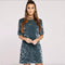 Img 4 - Trendy Solid Colored Mini Short Sleeve Women Dress