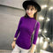 Img 4 - Korean Half-Height Collar Solid Colored Slim Look Long Sleeved Undershirt Sweater Minimalist All-Matching Women