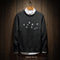 Round-Neck Pullover Vintage Personality Sweater Trendy Embroidery Thick Outerwear