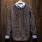 IMG 110 of Round-Neck Pullover Vintage Personality Sweater Trendy Embroidery Thick Outerwear