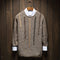 IMG 108 of Round-Neck Pullover Vintage Personality Sweater Trendy Embroidery Thick Outerwear