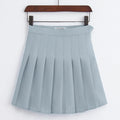 Img 12 - Women Japan/Korea College High Waist A-Line Pleated Tennis Skirt
