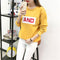 Women Thick Long Sleeved Sweatshirt Student BF Loose All-Matching Tops Outerwear