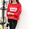 IMG 126 of Women Thick Long Sleeved Sweatshirt Student bfLoose All-Matching Undershirt Tops Outerwear