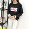 IMG 145 of Women Thick Long Sleeved Sweatshirt Student bfLoose All-Matching Undershirt Tops Outerwear